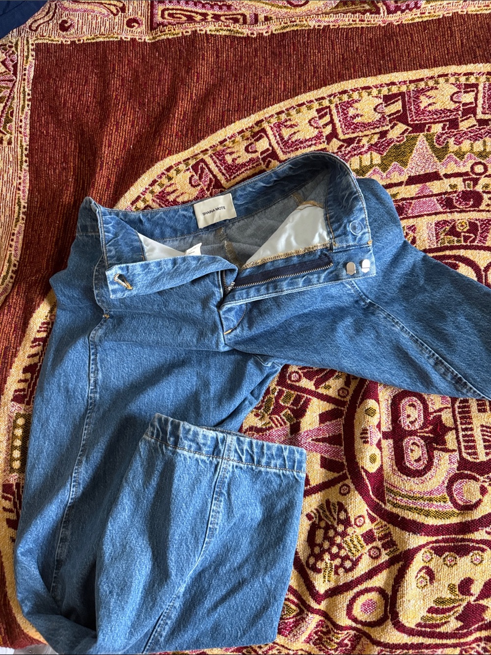 High-Rise Light Blue Women's Denim Jeans - Picture 4 of 4